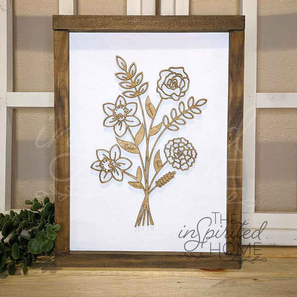 Birth Flower Bouquet - Mother's Gift