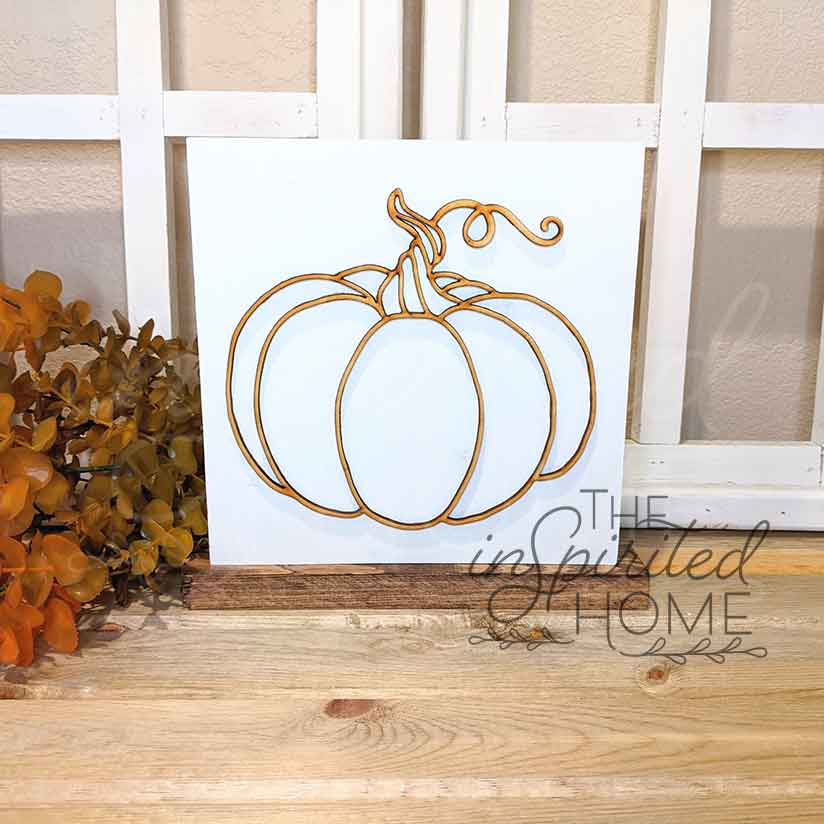 Wood Pumpkin Sign - Decor – The InSpirited Home
