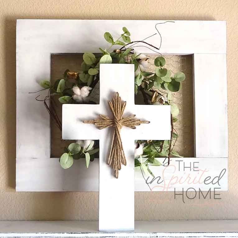 ストリングアート（スリークロス） String Art Cross - White – The InSpirited Home