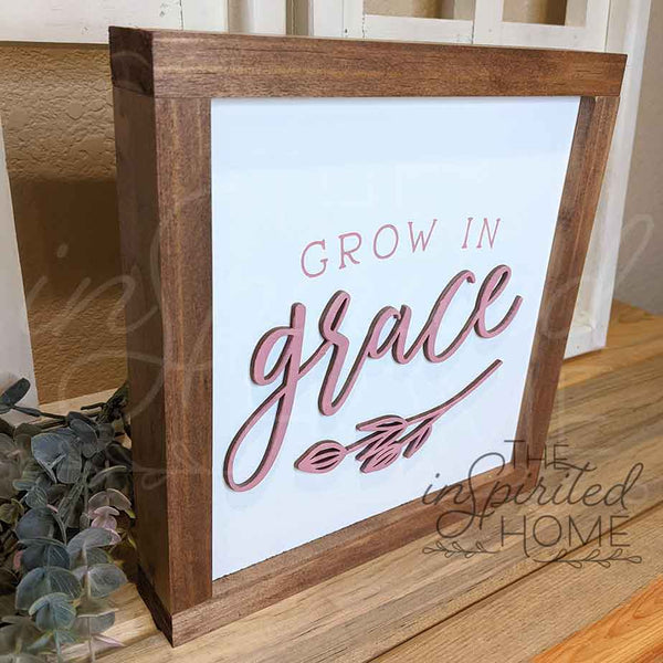 Grow in Grace - Christian Spring Decor