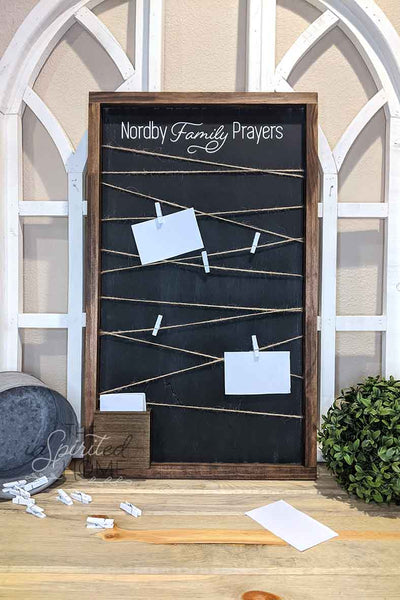 Family Prayer Board