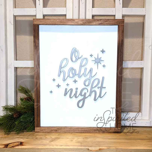 O Holy Night - Christmas Hymn Wall Sign
