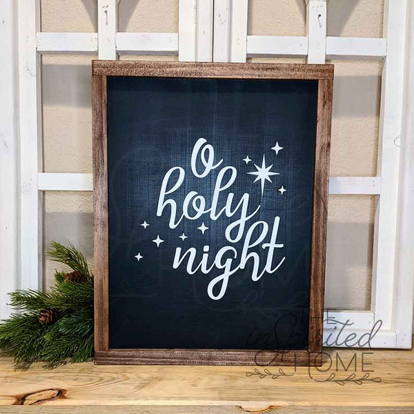 O Holy Night - Christmas Hymn Wall Sign