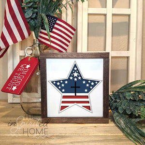 rustic 4th of july decor