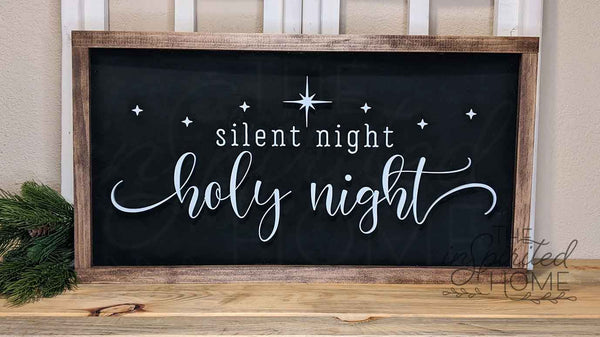 Silent Night Holy Night - Christmas Hymn Sign