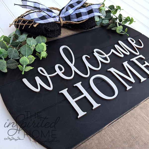 Welcome Home - Door Hanger Sign