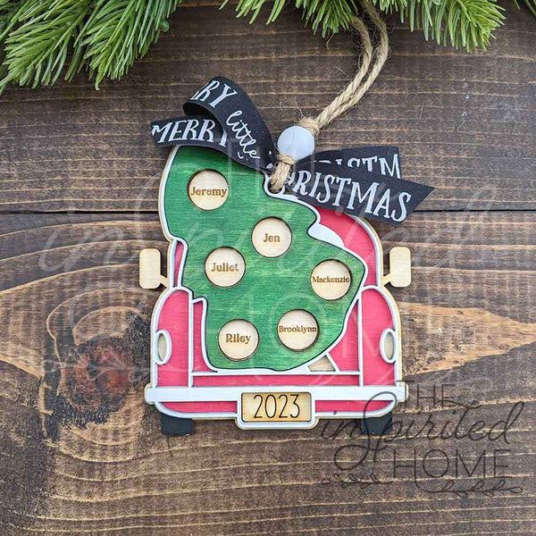 Christmas Truck - Personalized Ornament