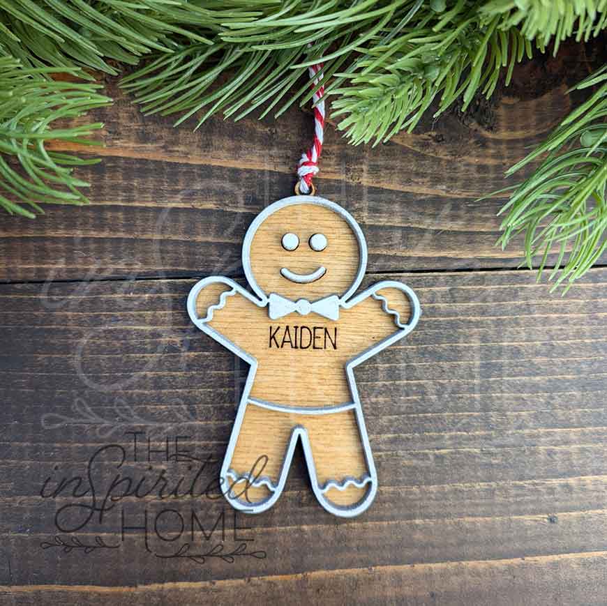 Gingerbread Personalized Ornaments