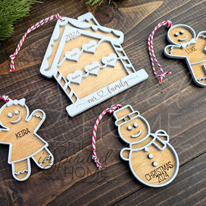 Gingerbread Personalized Ornaments