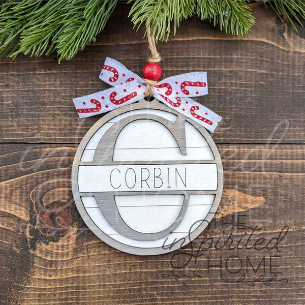 Last Name Personalized Ornament