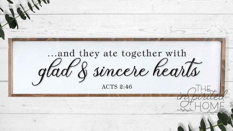 they broke bread in their homes sign, Acts 2:46 sign, dining room wall decor, farmhouse signs for kitchen, sign for dining room, wood signs
