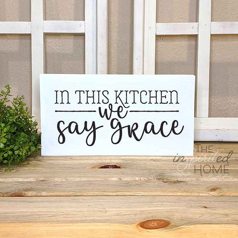 In this Kitchen Sign