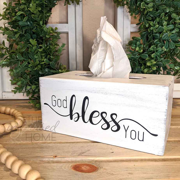 Bless you - Tissue Box Cover