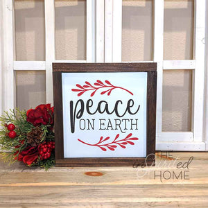 Peace on Earth - Hymn Wall Sign