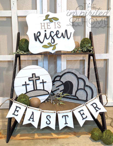 Easter Tiered Tray Décor Bundle - Set of 4