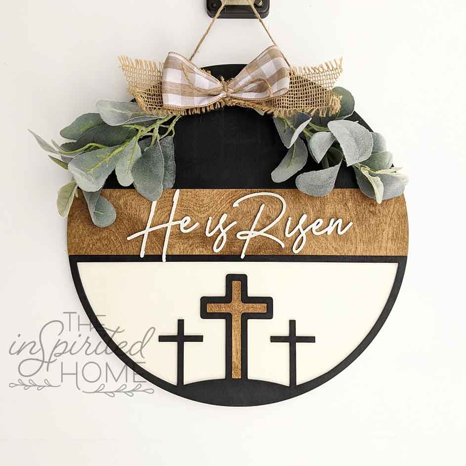 He is Risen - Easter Door Hanger