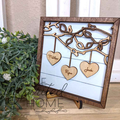 Family Heart Branches - Mother's Gift