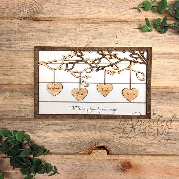 Family Heart Branches - Mother's Gift