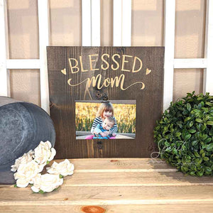 Blessed Mom  - Wooden Plaque