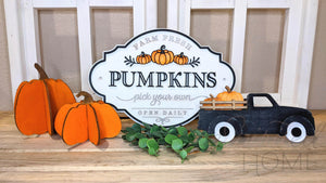 Pumpkin Patch Tiered Tray Bundle - Set of 4