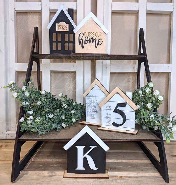 Personalized Mini Home Signs - Set of 5