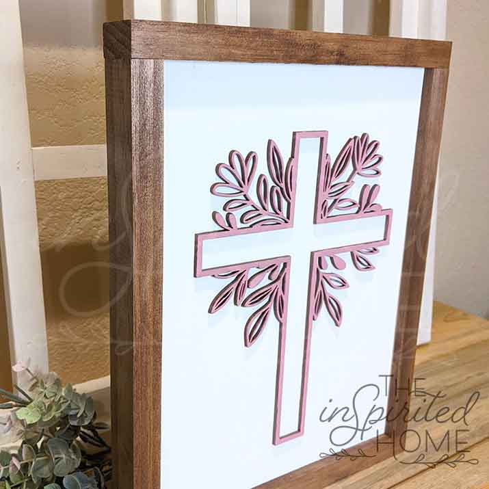 Spring Cross Check Spring Cross Sign – The InSpirited Home