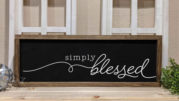 Blessed Wall Sign - The Inspirited Home